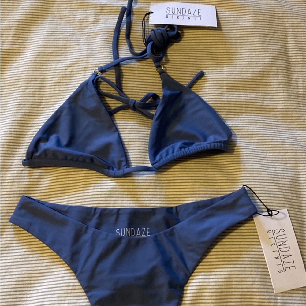 Sundaze Blue Bikini Set